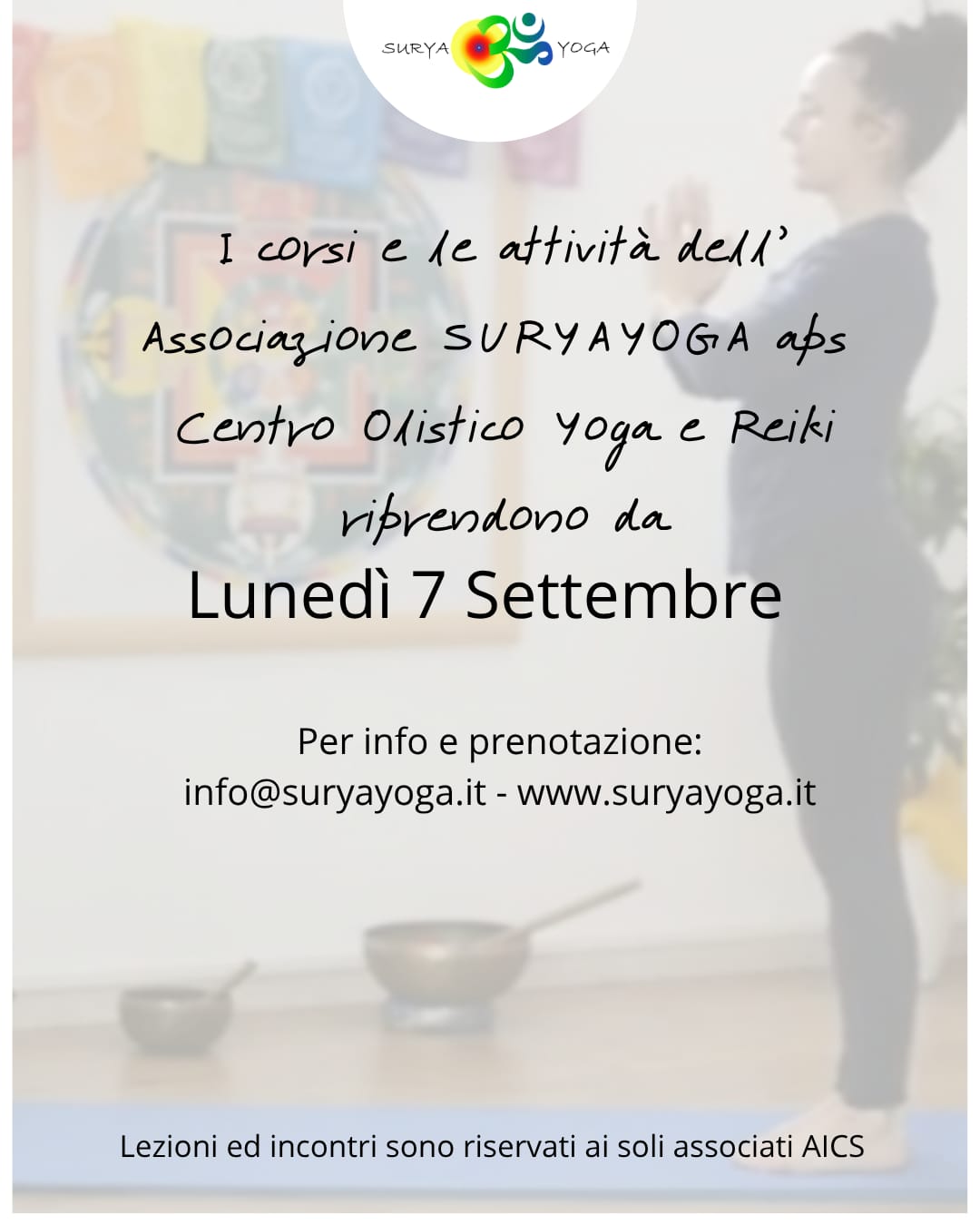 Riapertura lezioni Yoga a Prato 2026